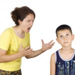 Boy confronts his mother